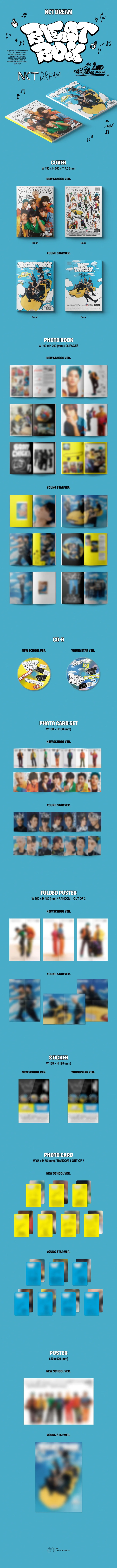 nct dream beatbox アルバム 全4種 チソンフォトカード4種 NCT DREAM - BEATBOX PHOTOBOOK